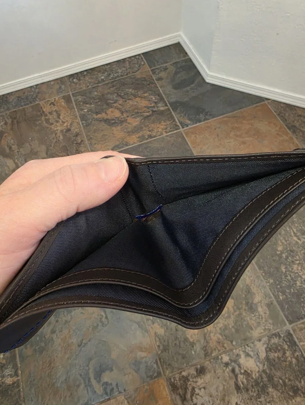 Krizia Milano Men's Leather Horizontal Bifold Coin Wallet - FULL INCLUSION